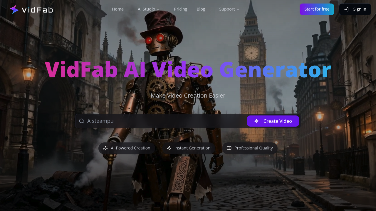 VidFab screenshot