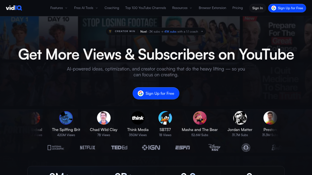 vidIQ screenshot