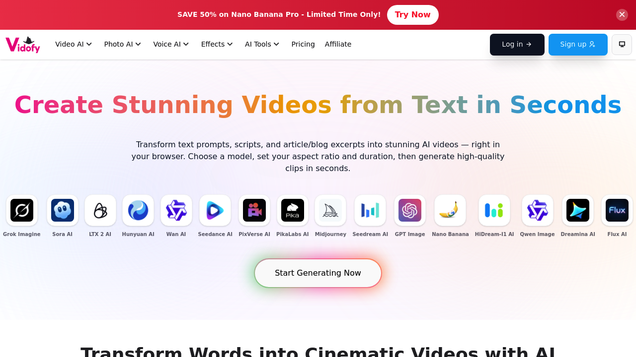 Vidofy AI screenshot
