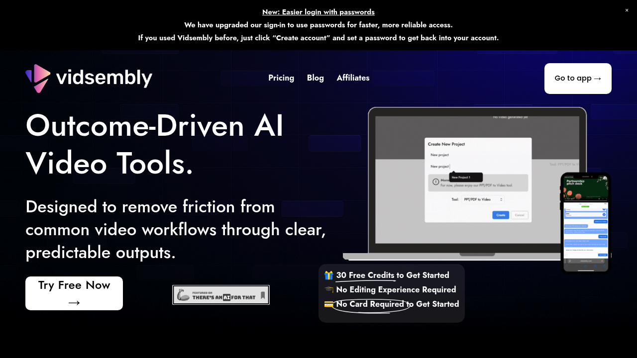 Vidsembly screenshot