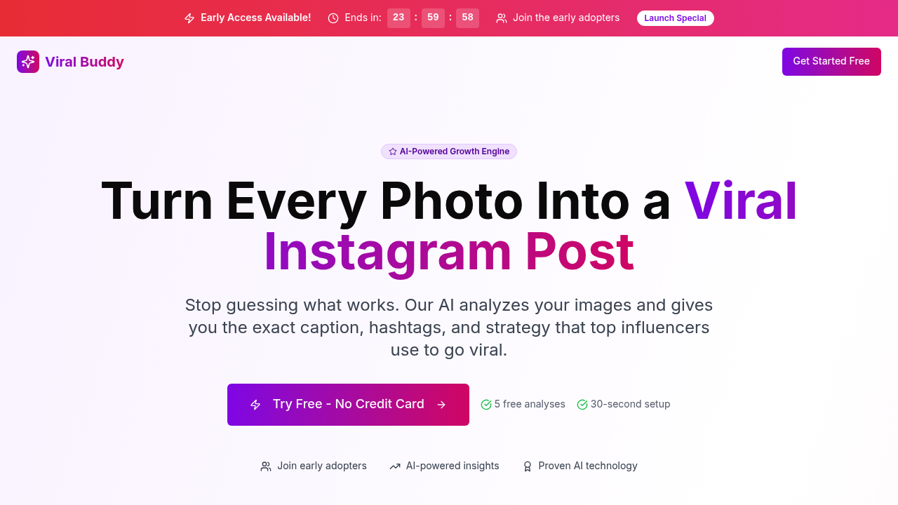 ViralBuddy.app screenshot