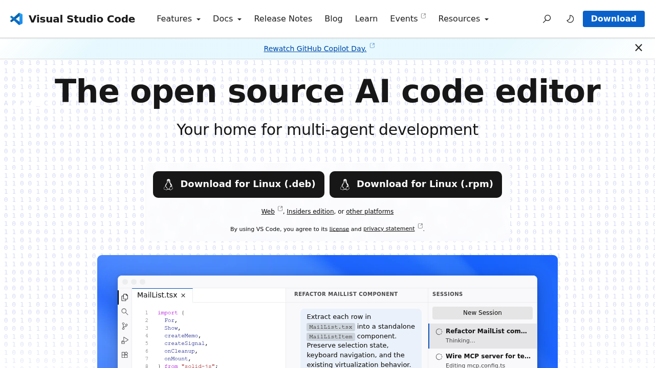 Visual Studio Code screenshot