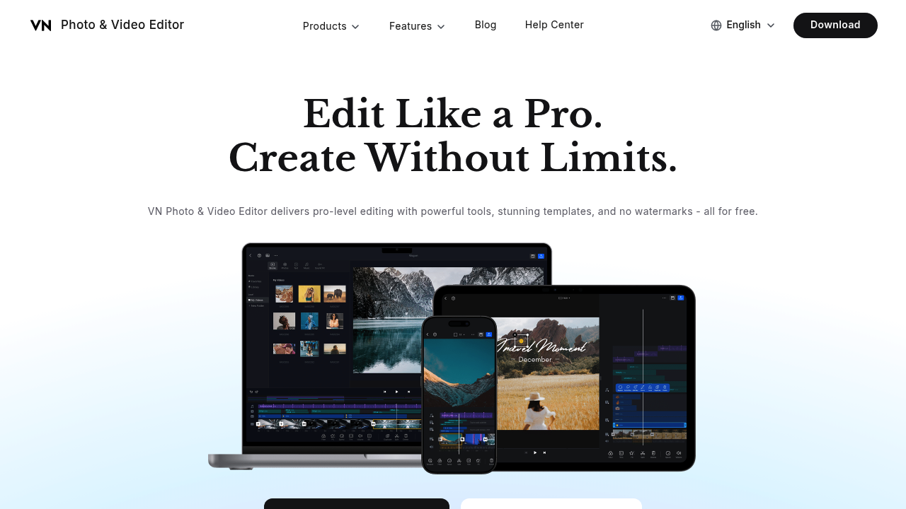 VN Video Editor screenshot