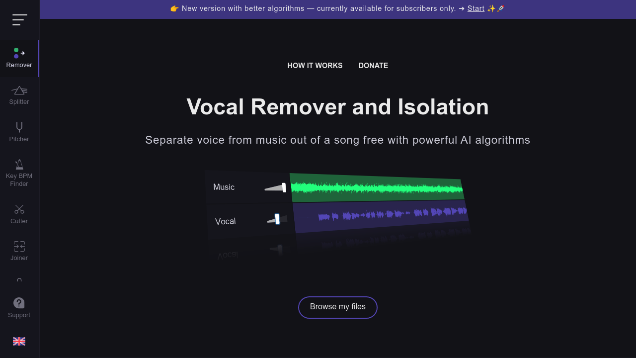 Vocal Remover screenshot