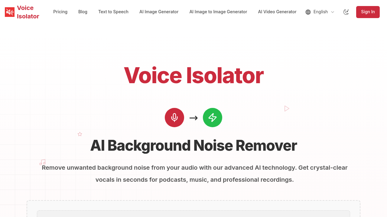 Voice Isolator screenshot