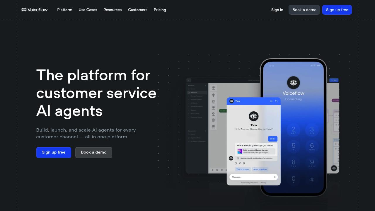 Voiceflow screenshot