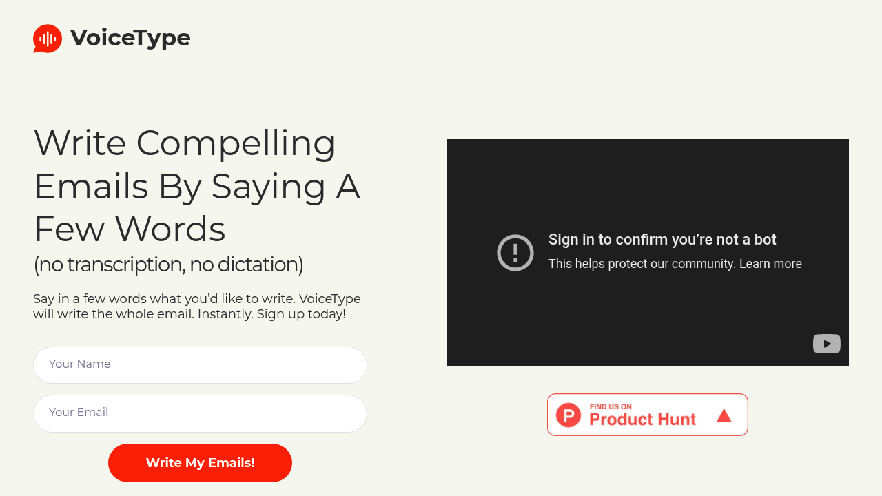 Voicetype AI screenshot