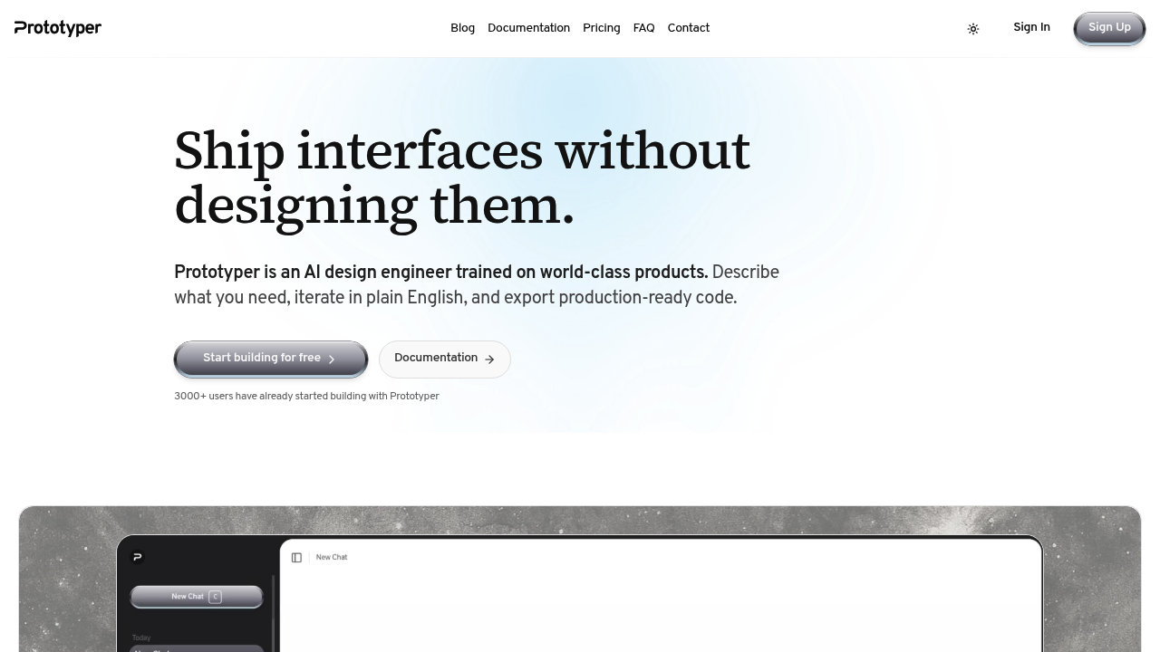 Prototyper screenshot