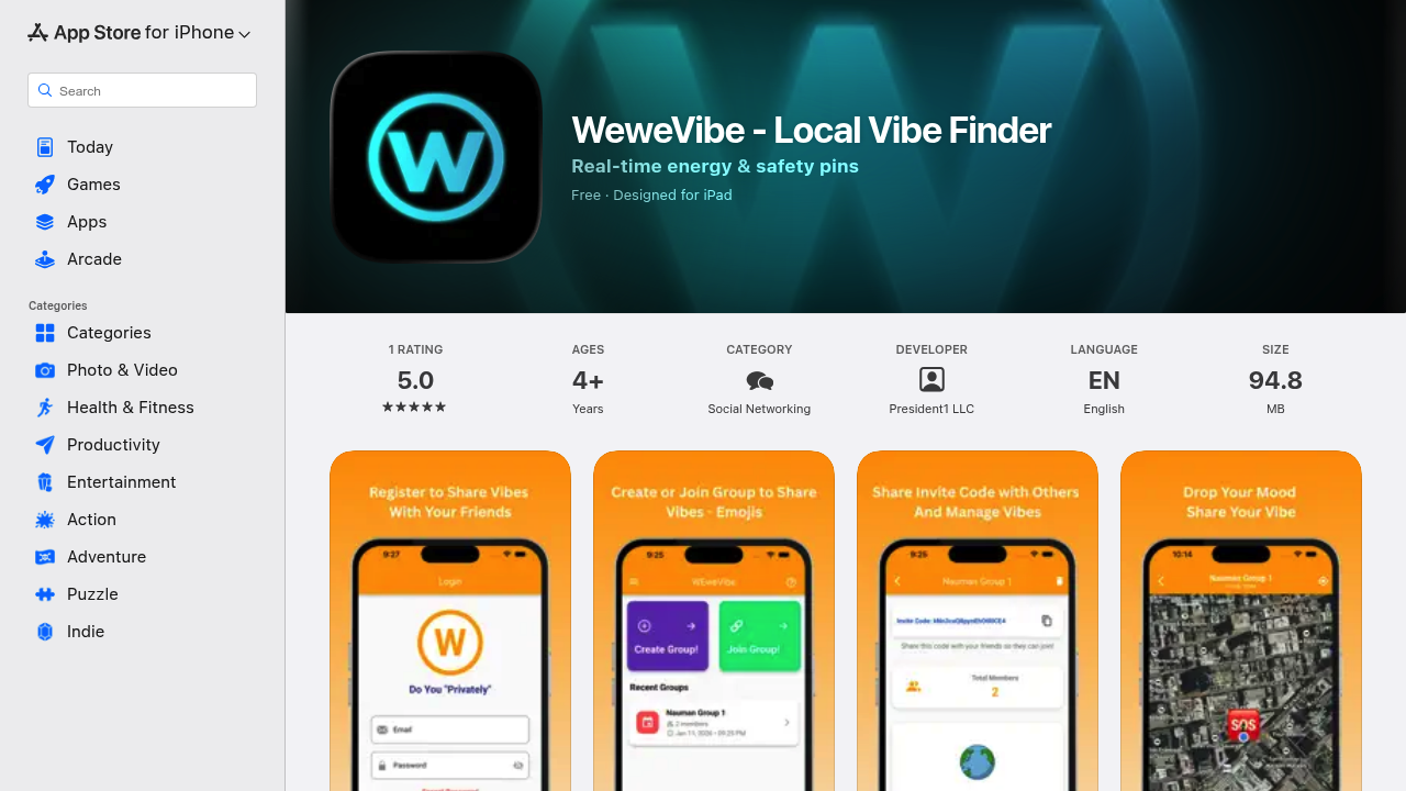 WeweVibe screenshot