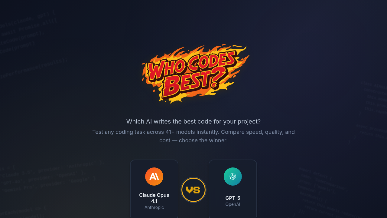 Who Codes Best? screenshot