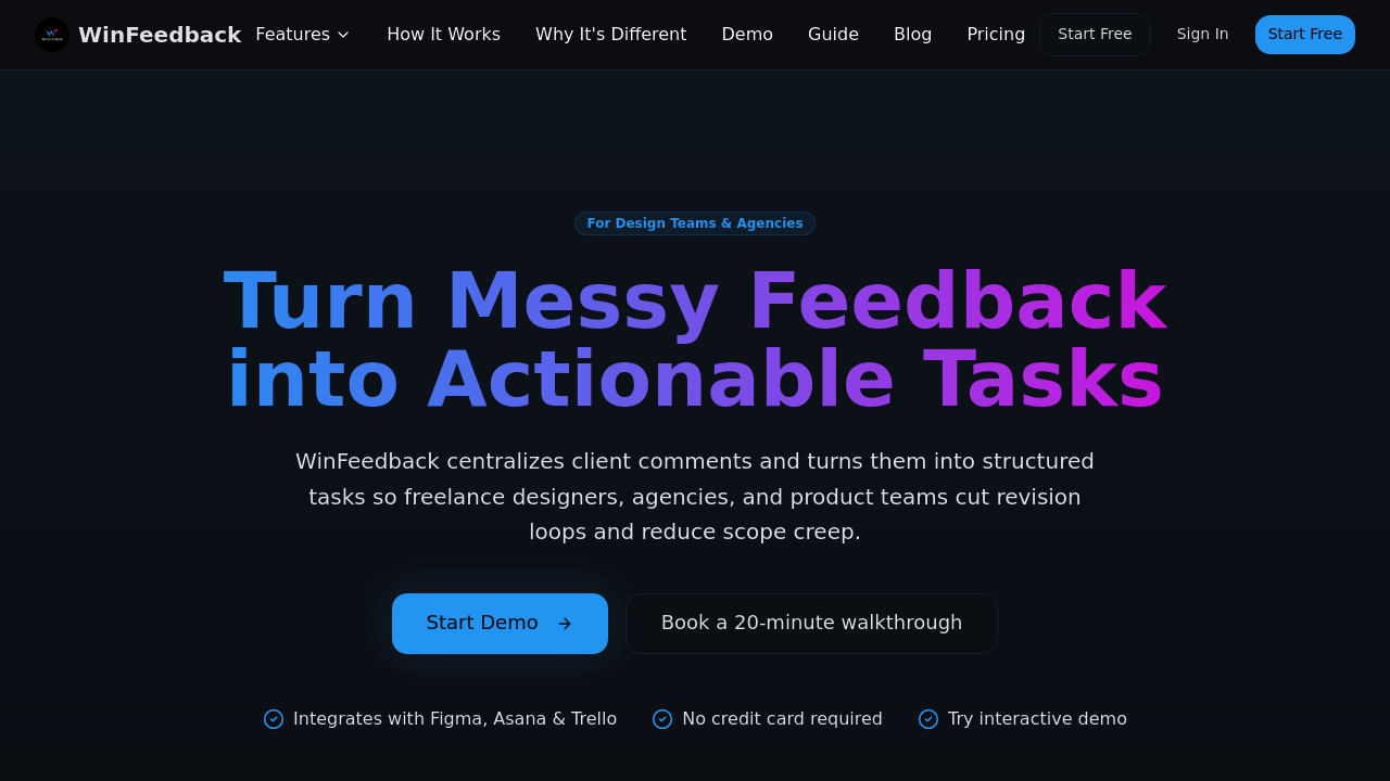 WinFeedback screenshot