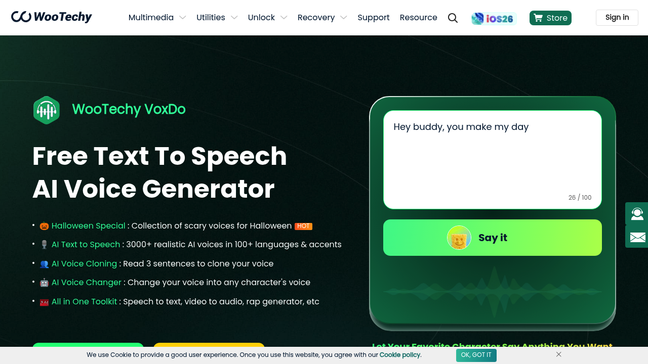 WooTechy VoxDo screenshot