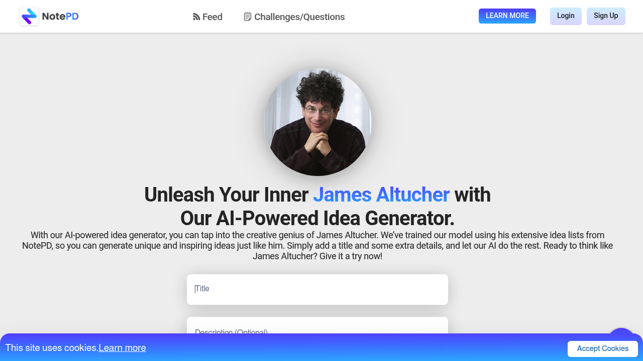 Write with James screenshot
