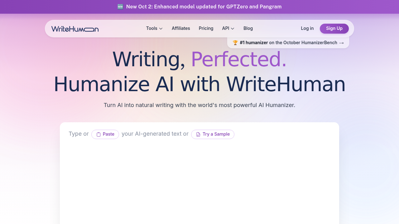 WriteHuman screenshot
