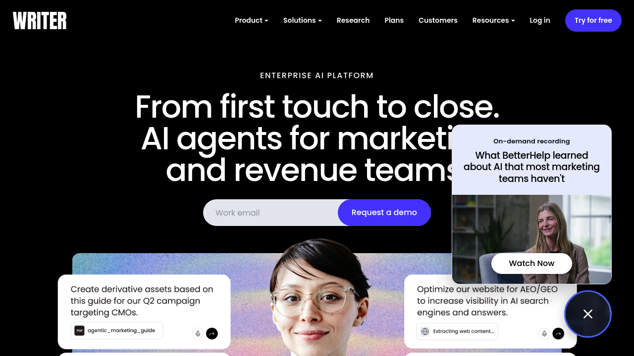 Writer AI HQ screenshot