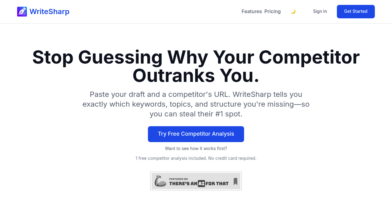 WriteSharp screenshot