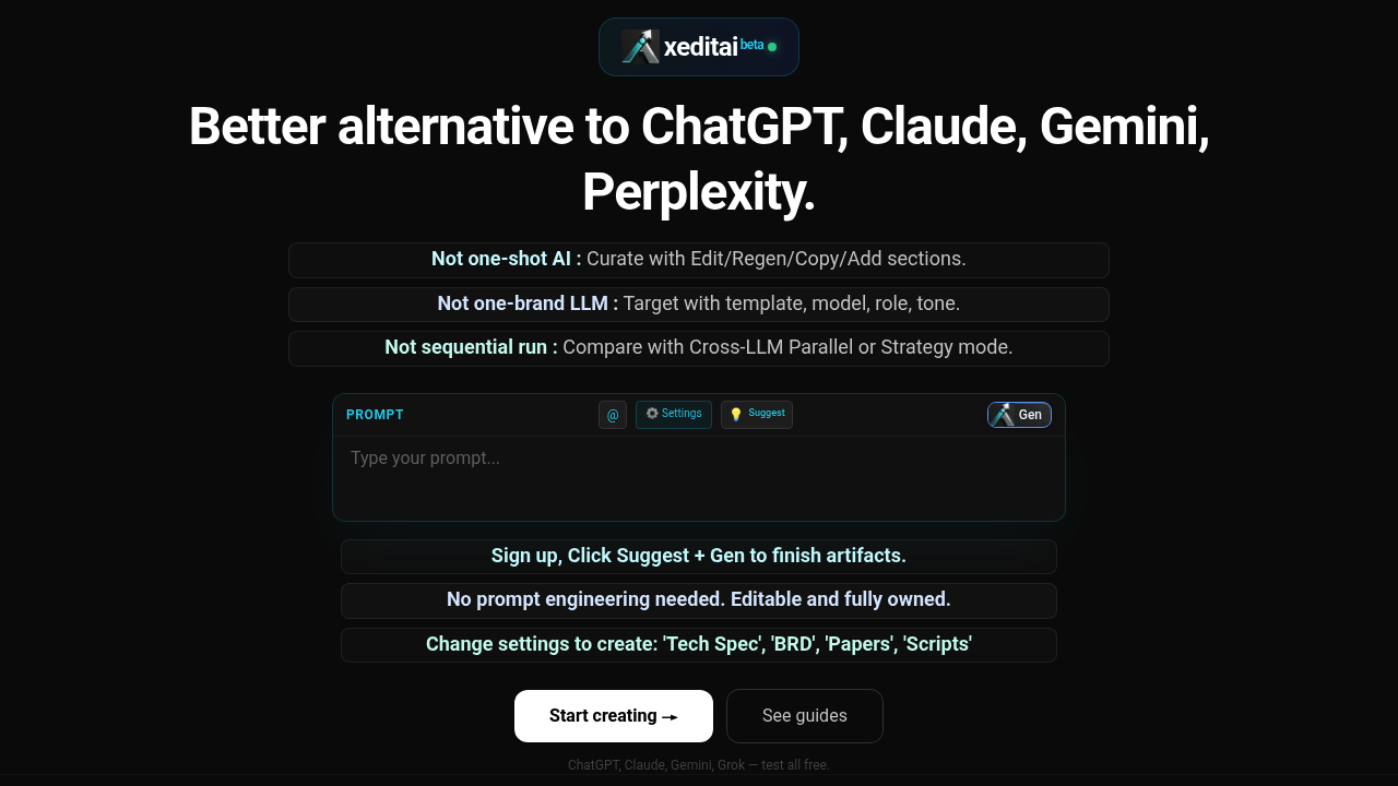 xeditai screenshot