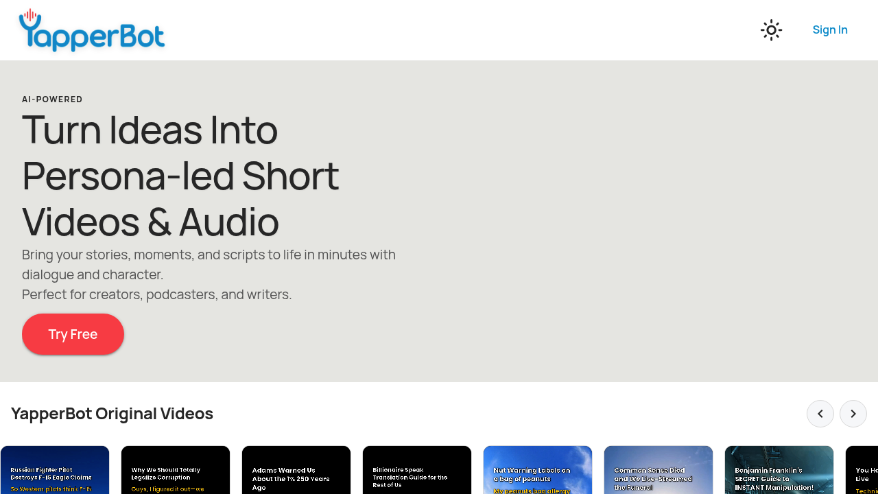 YapperBot screenshot