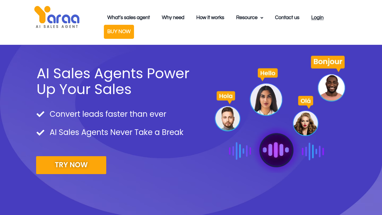 Yaraa | AI Sales Agent screenshot