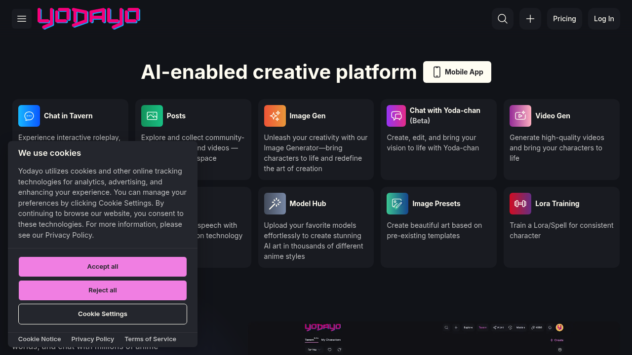 Yodayo (Moescape) screenshot