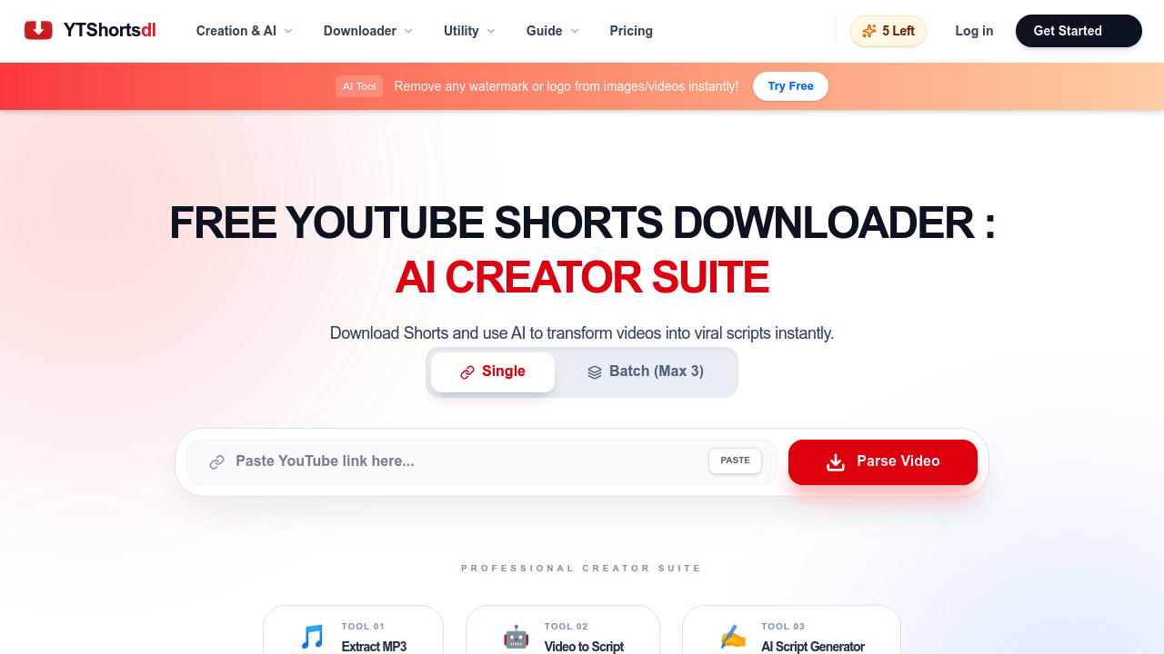 YTShortsdl screenshot