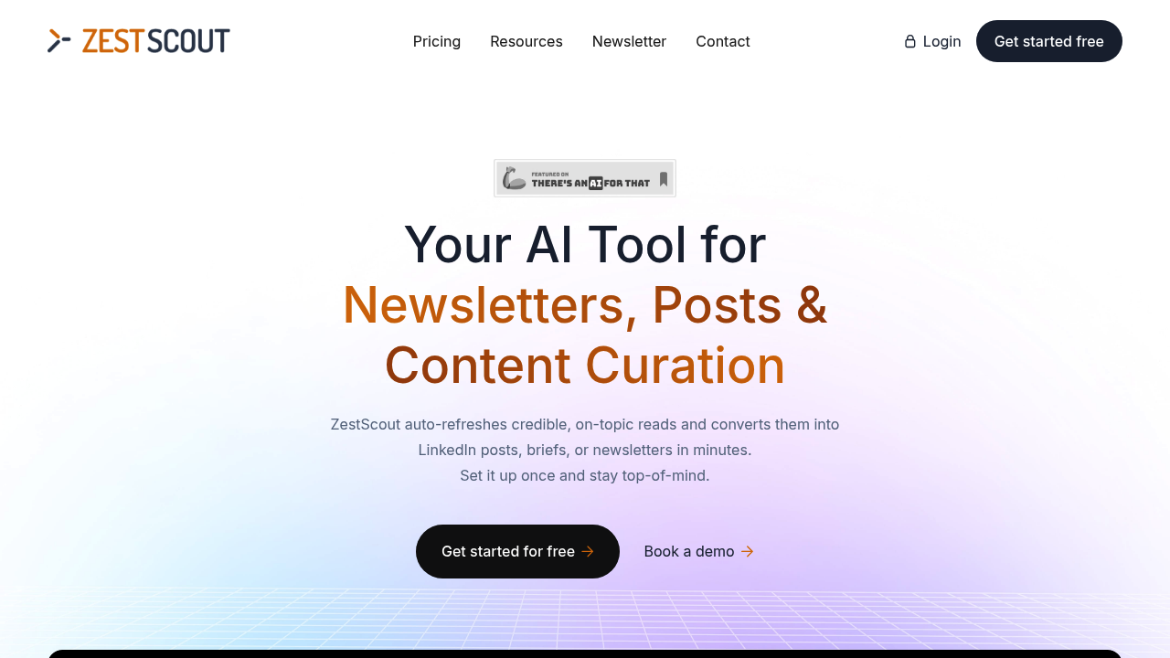 ZestScout screenshot